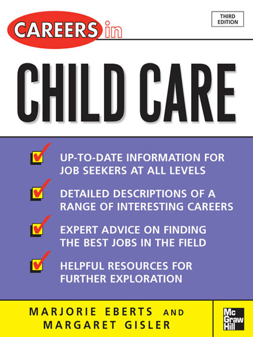 Title details for Careers in Child Care by Marjorie Eberts - Wait list
